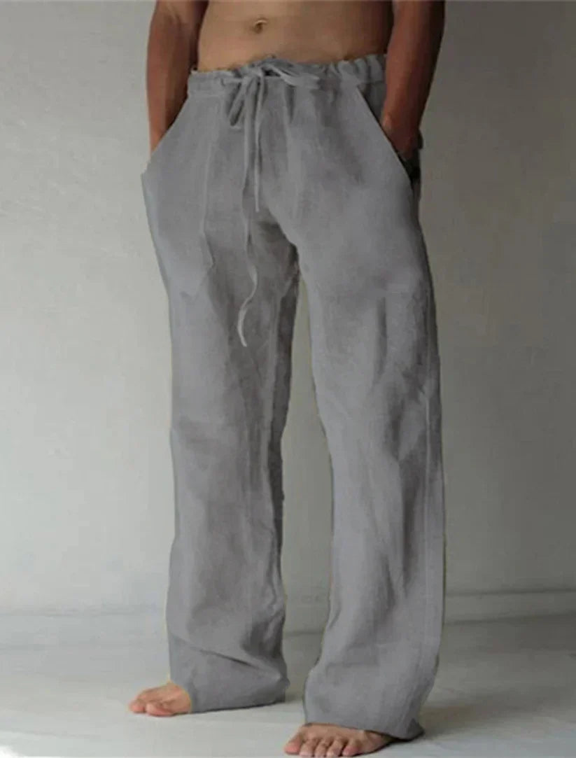 Arthur - Men's Wide Linen Pants