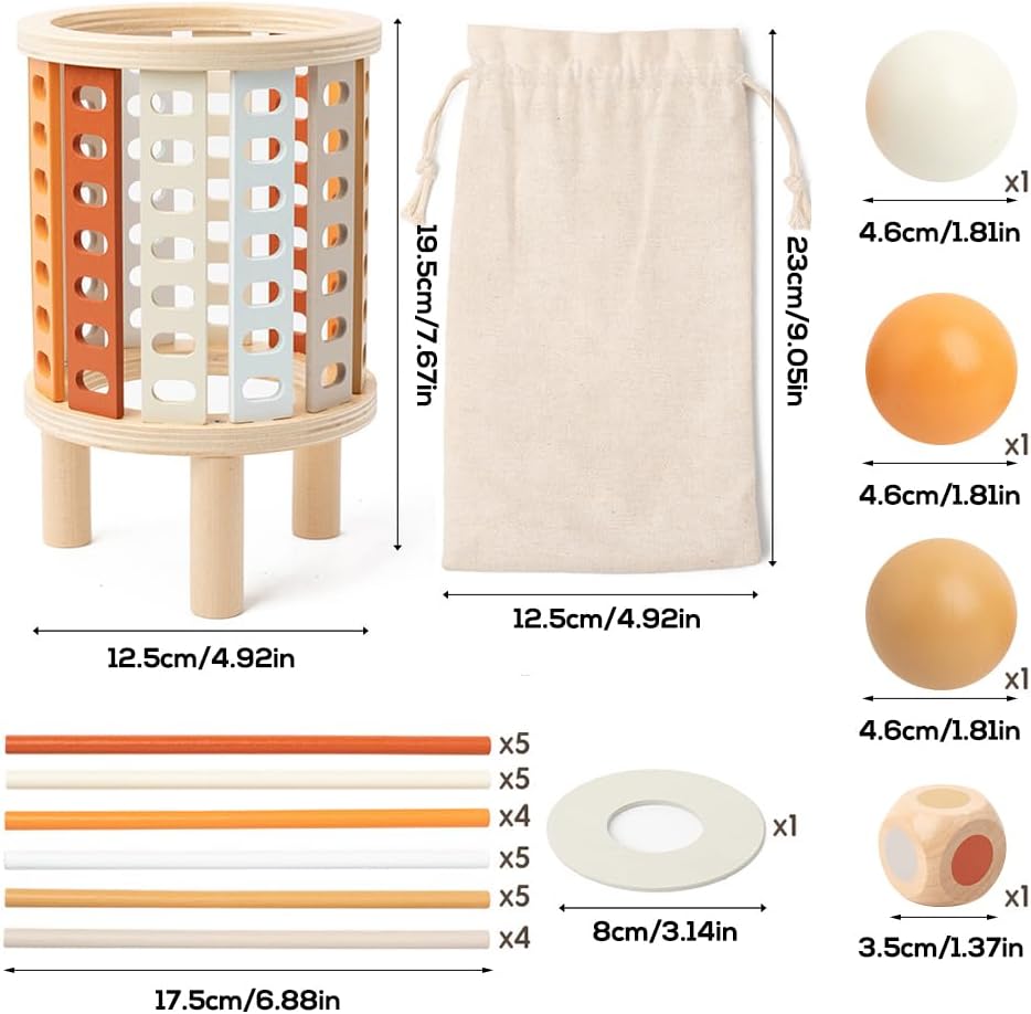 Colored learning tower Montessori toy