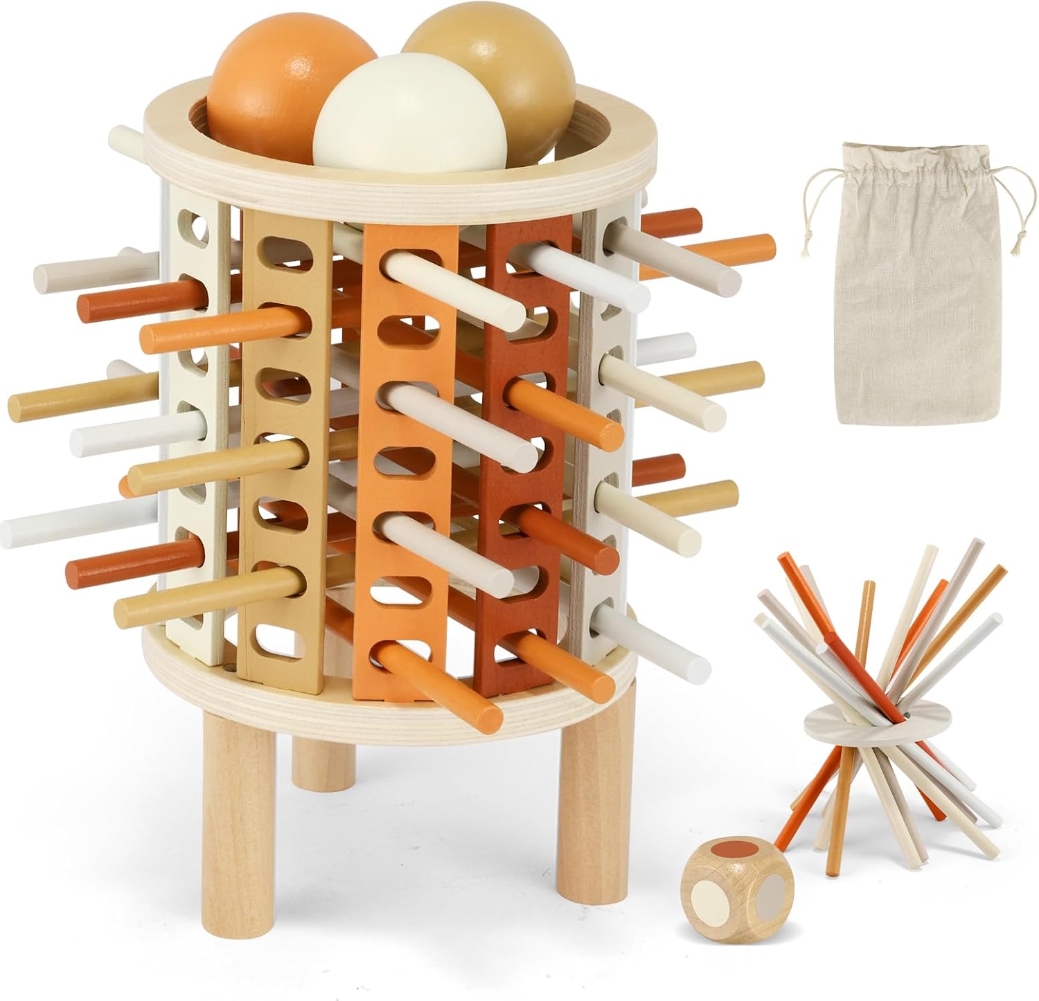 Colored learning tower Montessori toy