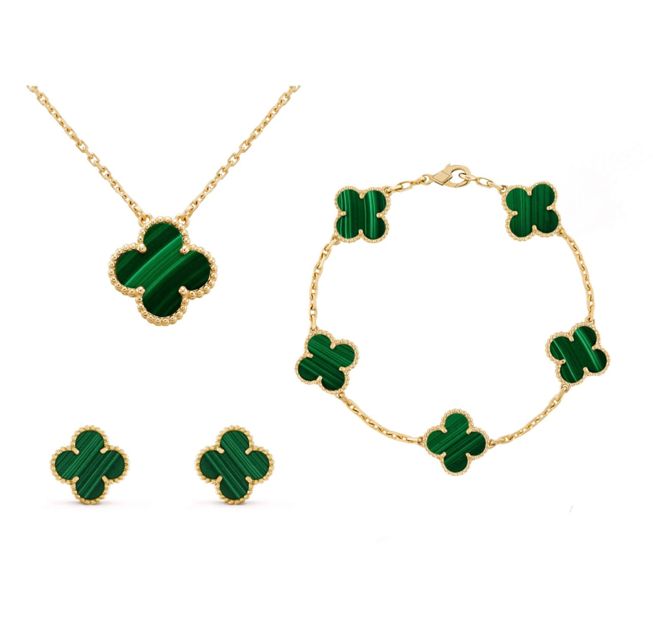 Bella - Clover jewelry set - Ready to gift