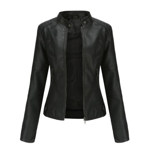 Fitted Biker Jacket for Women - Image 1