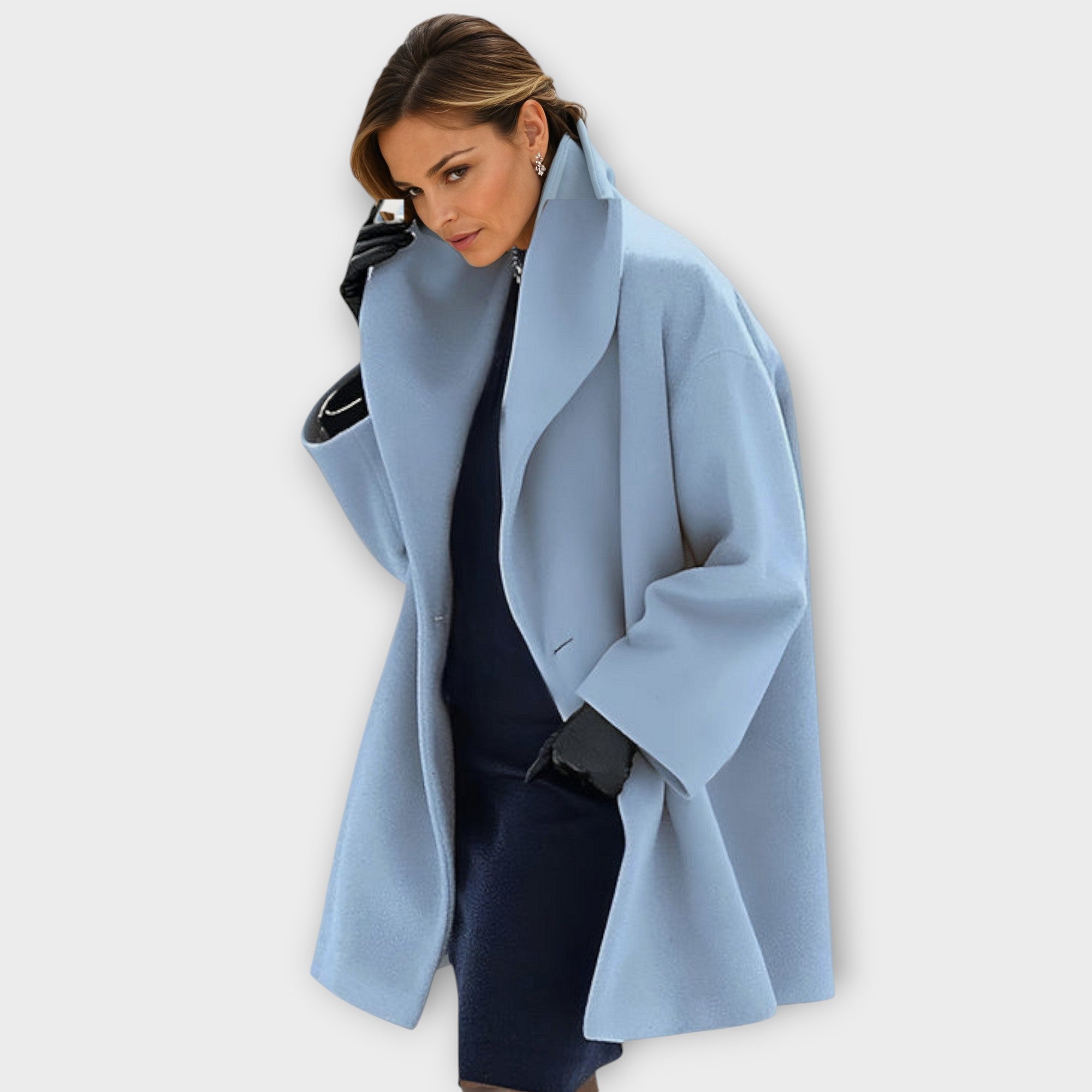 Oversized Wrap Coat for Women - Image 2