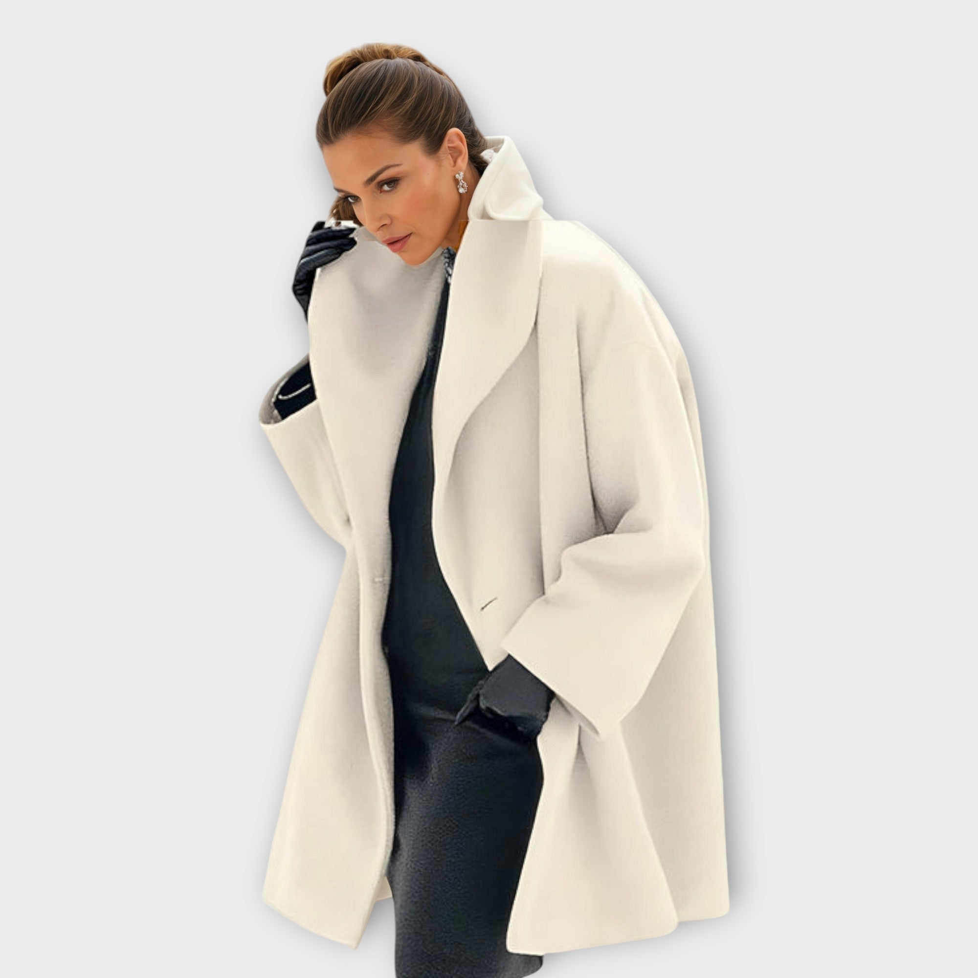 Oversized Wrap Coat for Women - Image 5