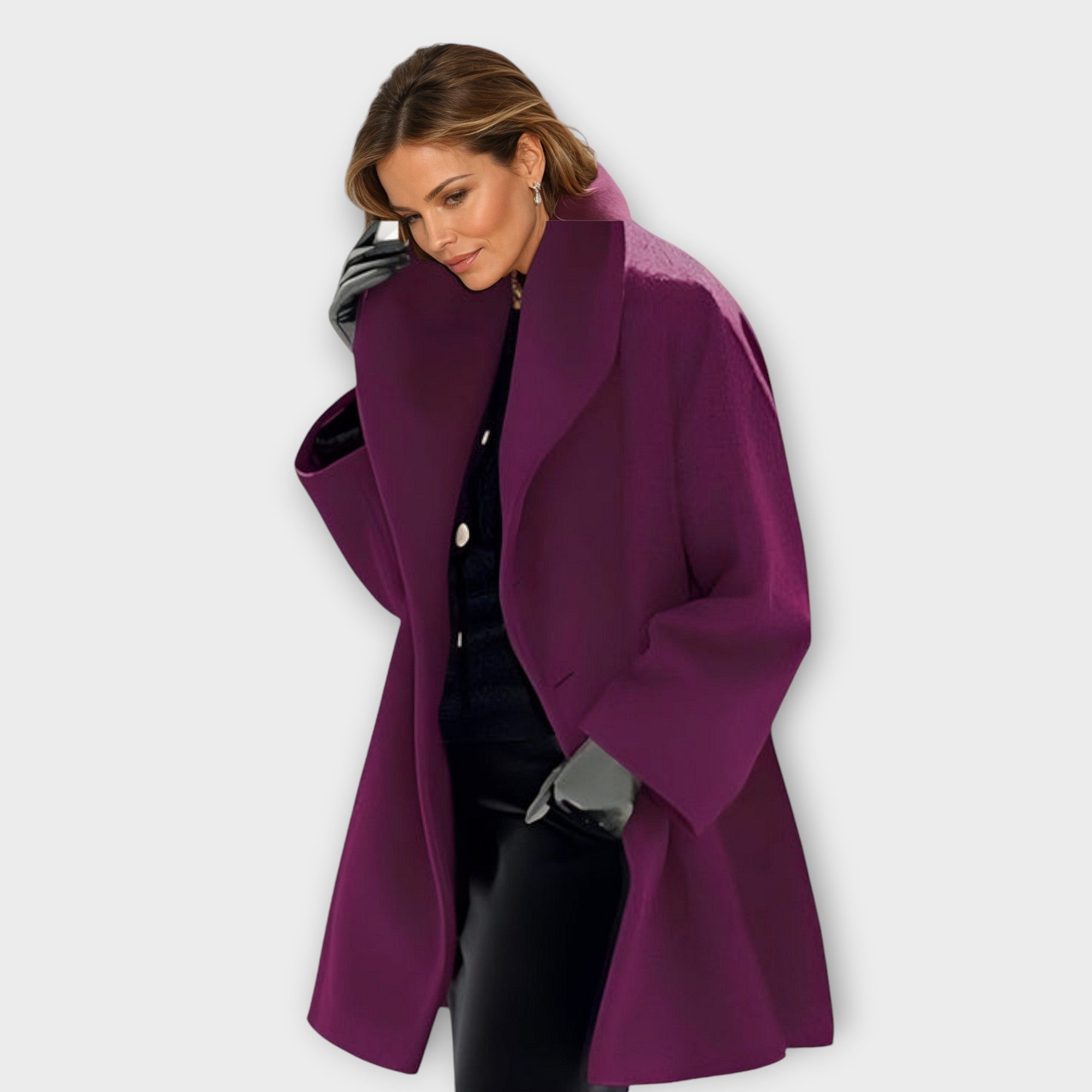 Oversized Wrap Coat for Women - Image 7
