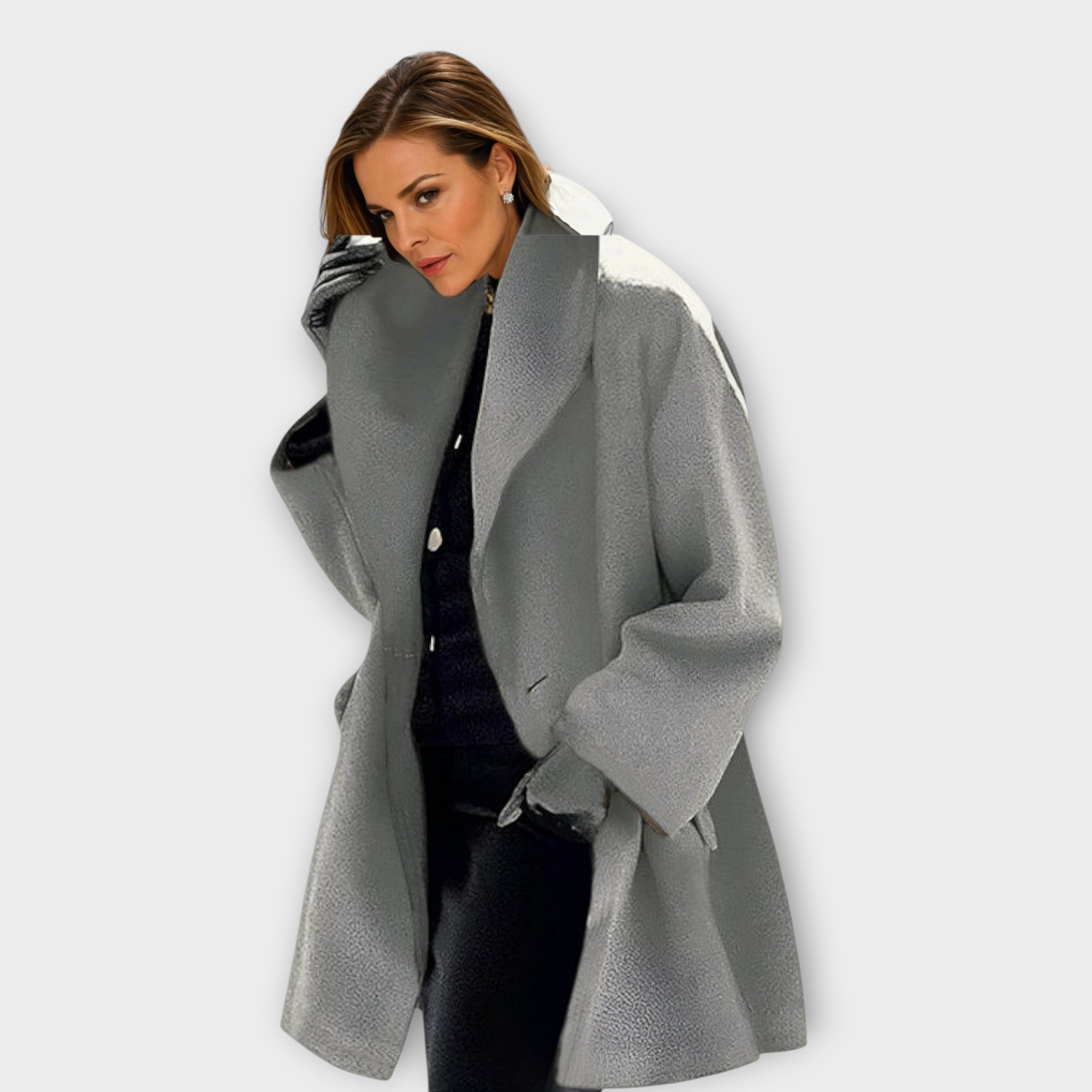 Oversized Wrap Coat for Women - Image 4