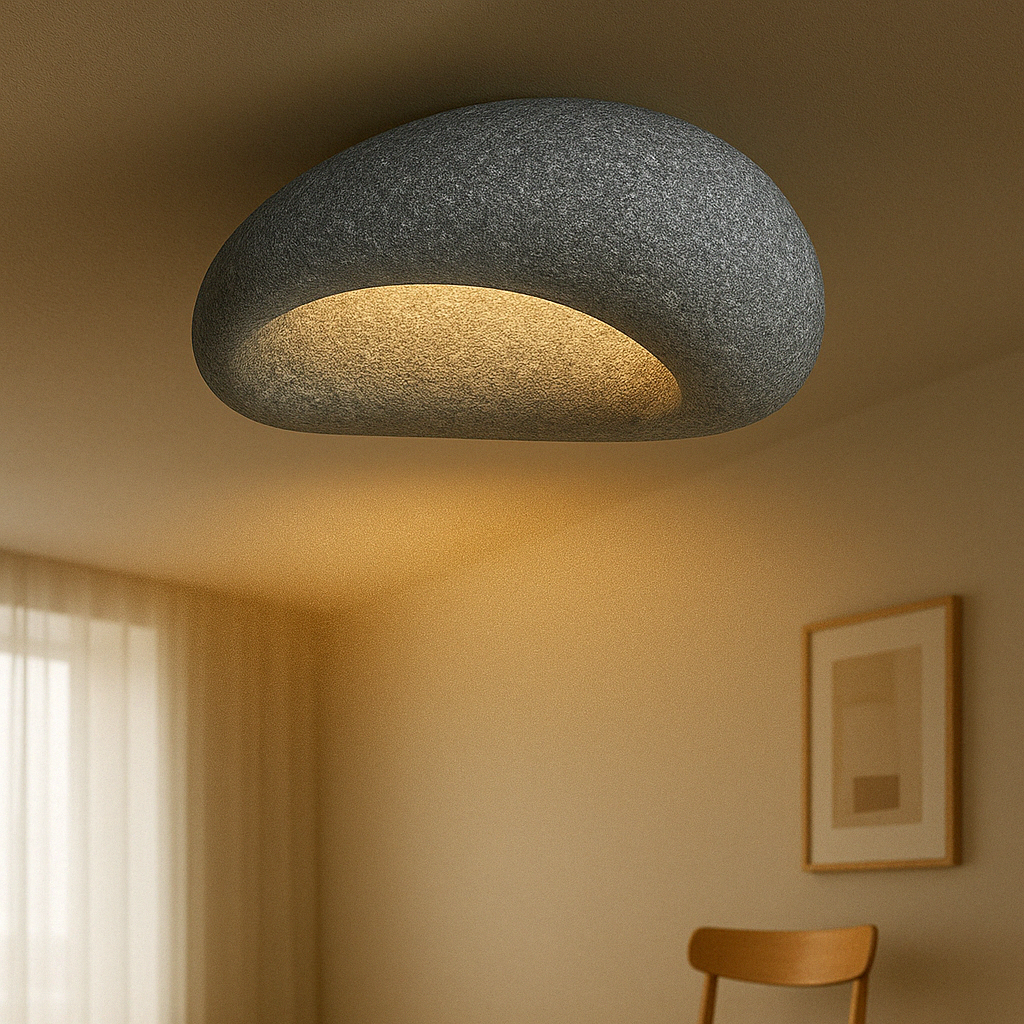 Loftslampe Rustik Wabi Sabi-stil LED-lampe
