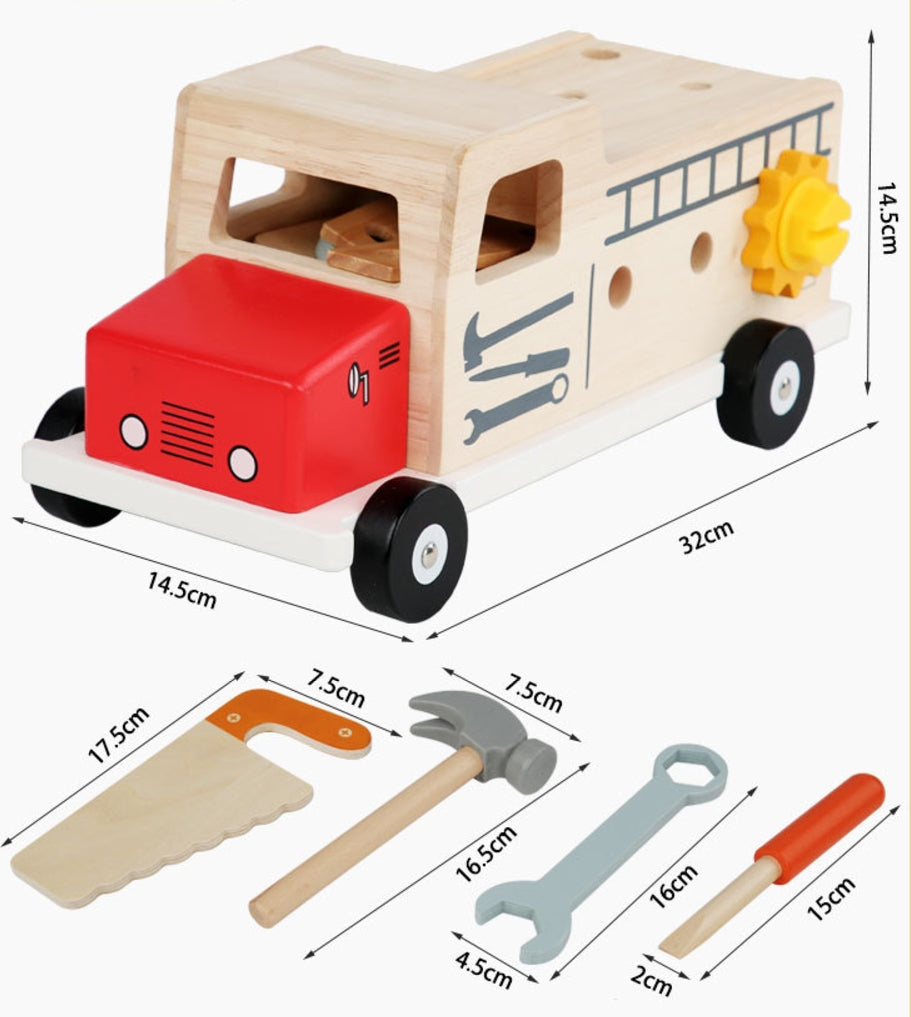 Children's screwdriver repair station, educational toy