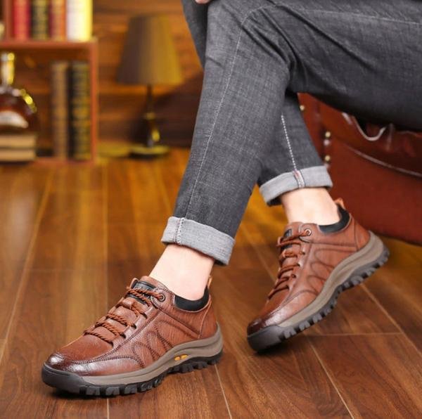 ORTHOPEDIC LEATHER SHOES FOR MEN