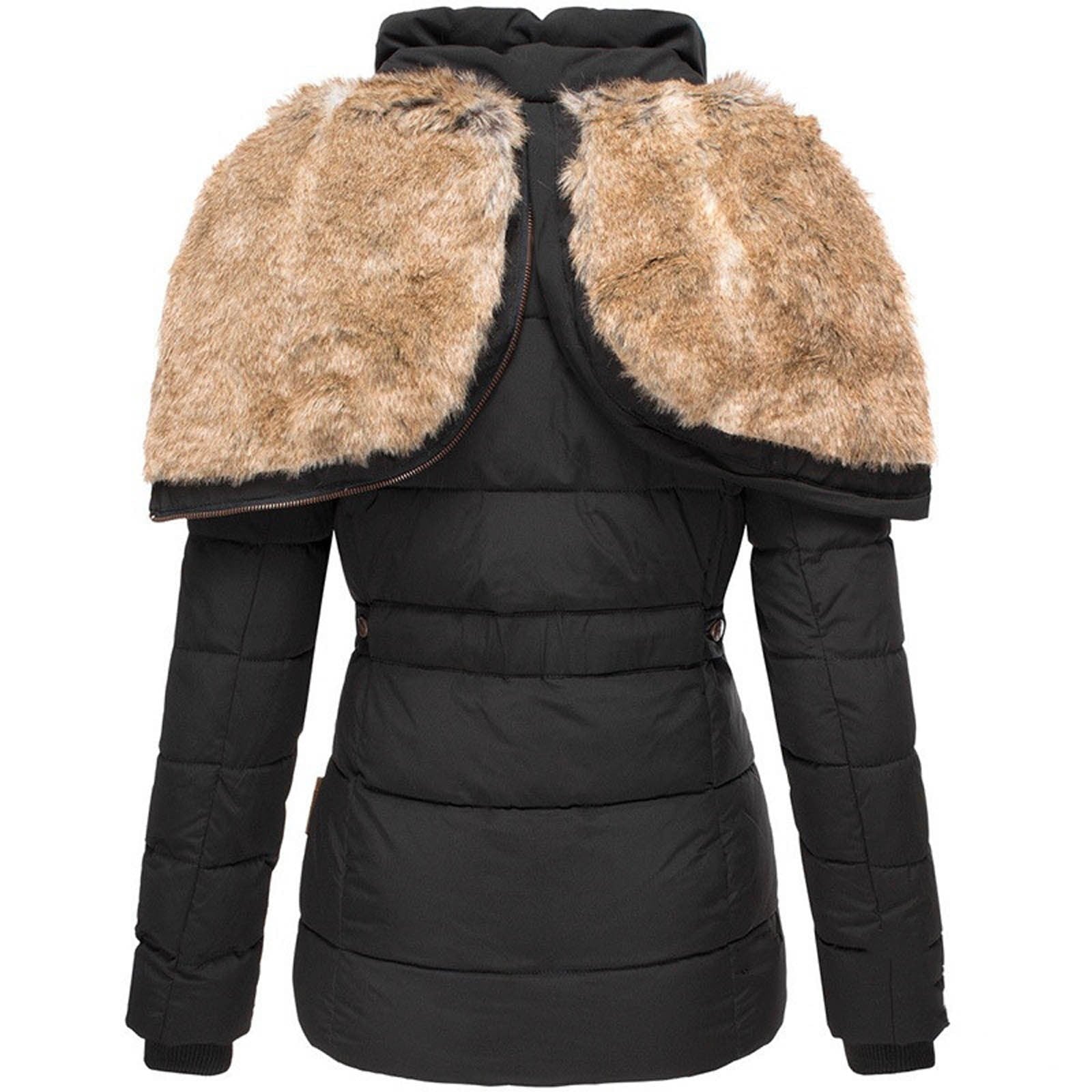 Hooded Puffer Jacket for Women - Image 10