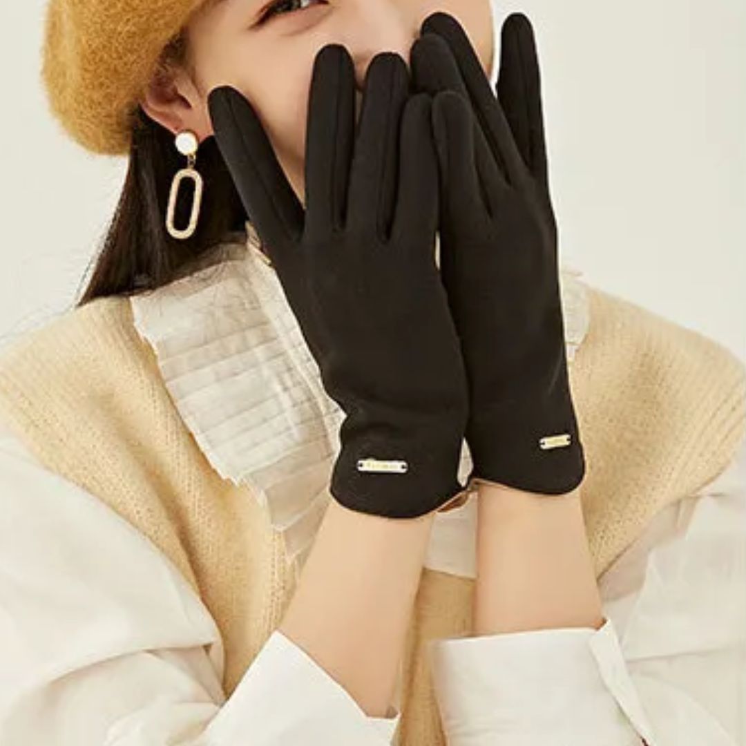 Lotte | Classic and versatile suede gloves