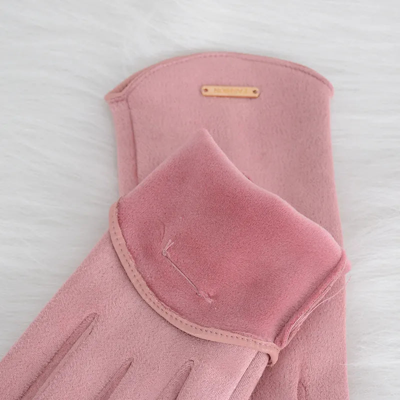 Lotte | Classic and versatile suede gloves