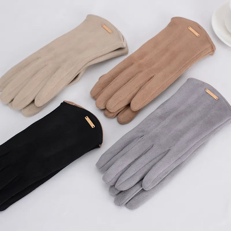 Lotte | Classic and versatile suede gloves