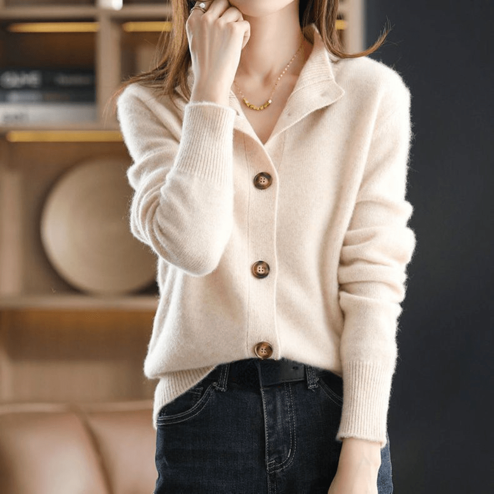 Darla Women's Cashmere Cardigan - Soft & Elegant Sweater with Comfortable Fit