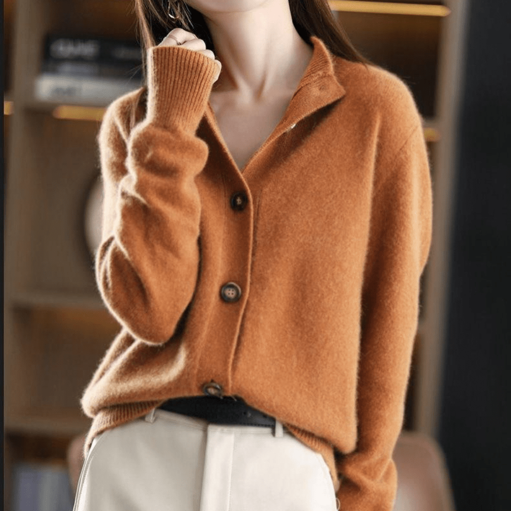 Darla Women's Cashmere Cardigan - Soft & Elegant Sweater with Comfortable Fit