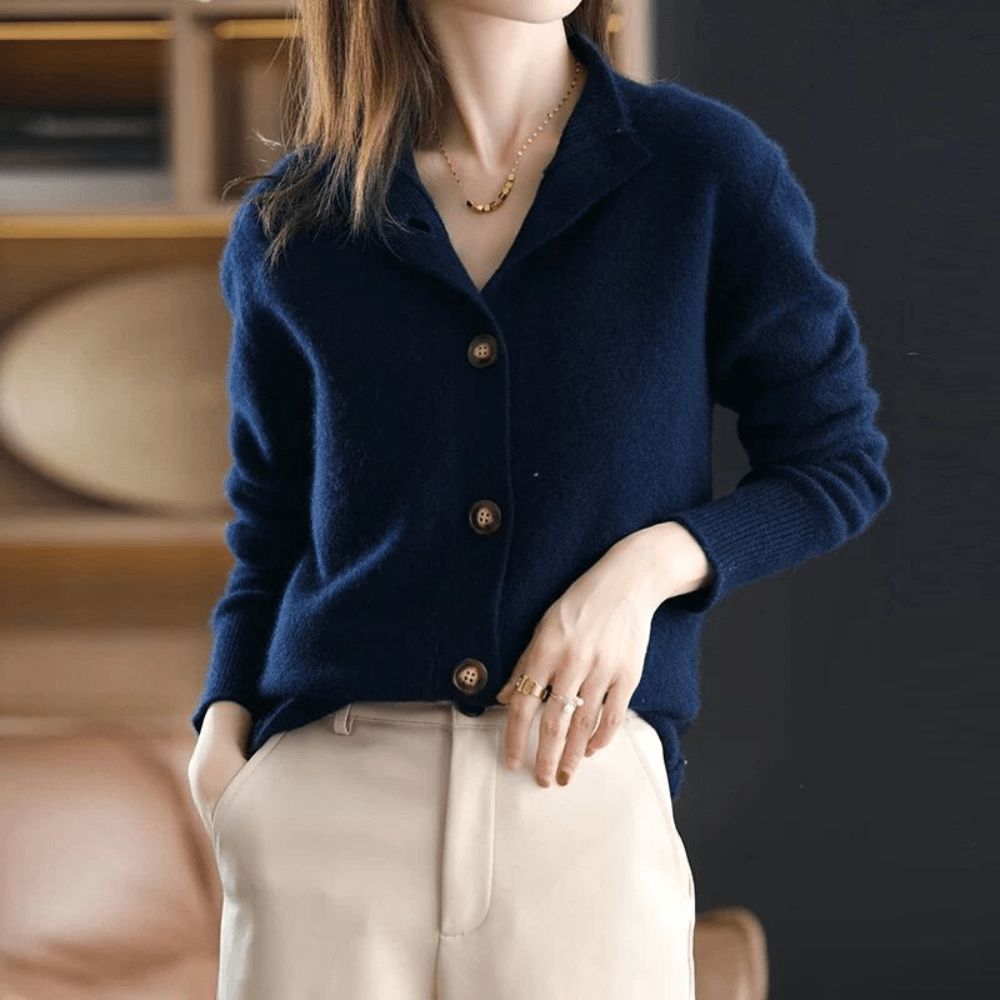 Darla Women's Cashmere Cardigan - Soft & Elegant Sweater with Comfortable Fit