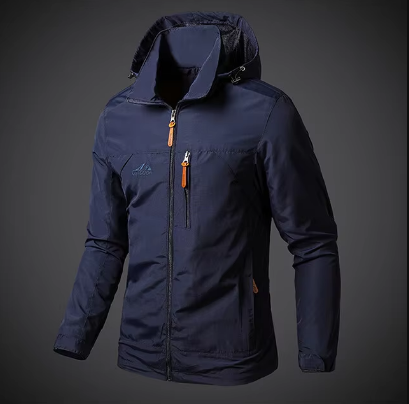 Waterproof and windproof men's jacket - Arvid
