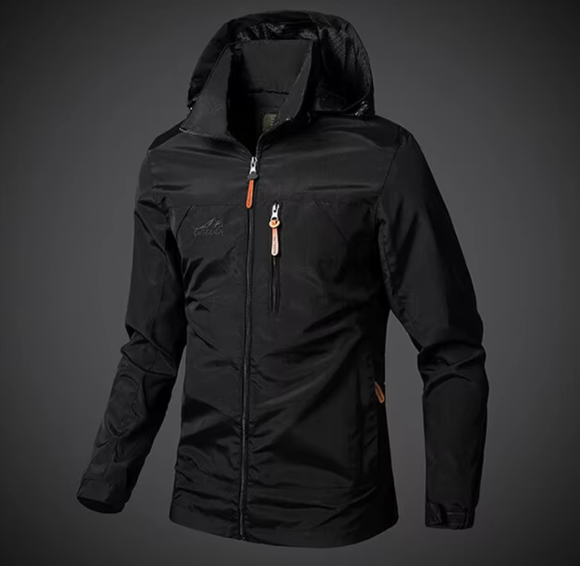 Waterproof and windproof men's jacket - Arvid