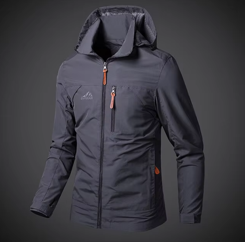 Waterproof and windproof men's jacket - Arvid