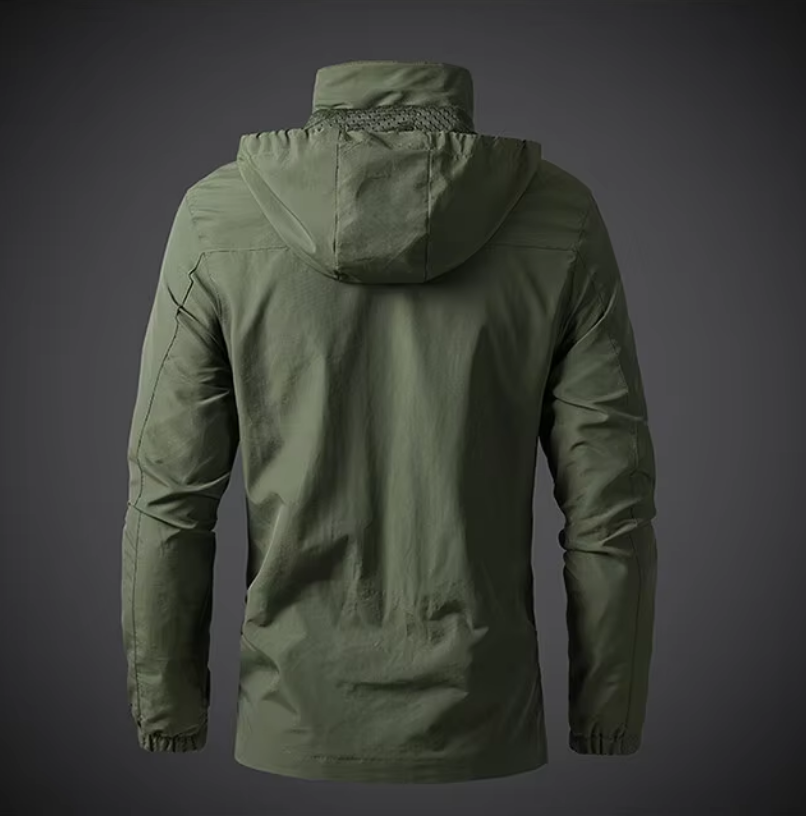 Waterproof and windproof men's jacket - Arvid