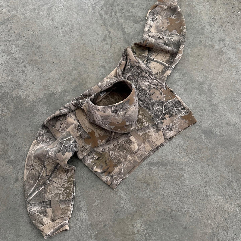 Image of Men's Camo Full Zip Hoodie