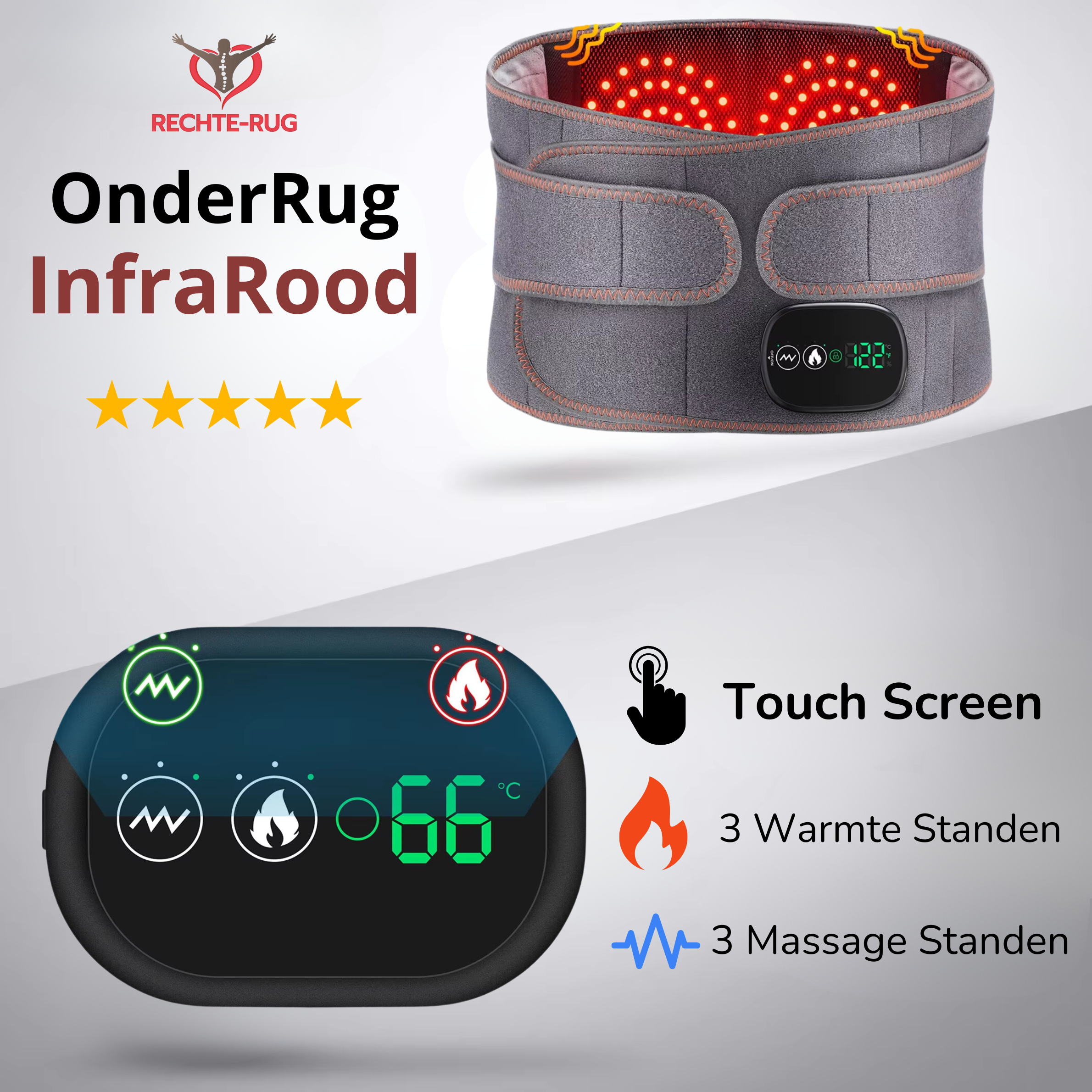 Infračervené teplo - dolní část zad