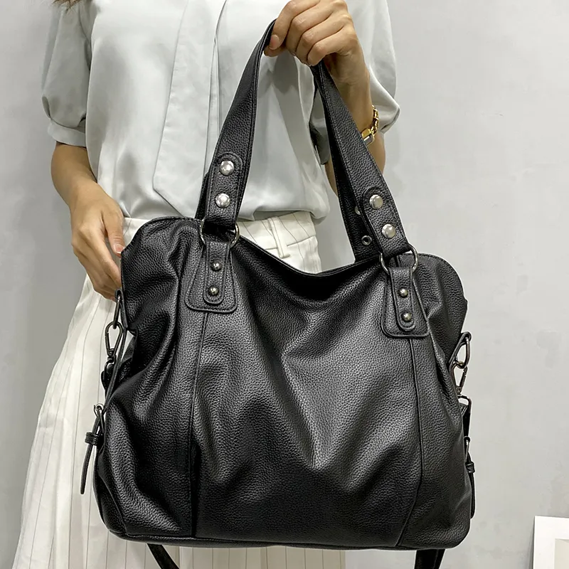 Lunelle - Large soft leather bag