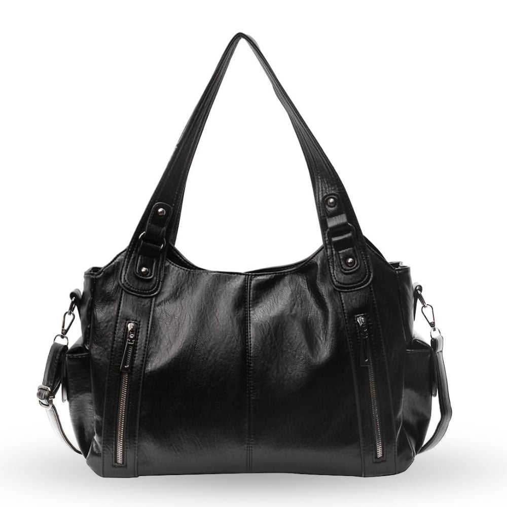 Aliona - School Bag With Shoulder Strap And Zipper Closure