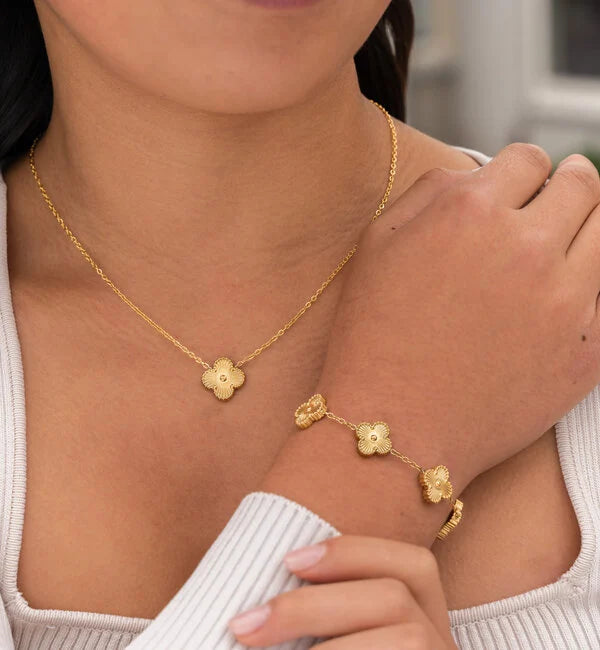 Bella - Clover jewelry set - Ready to gift