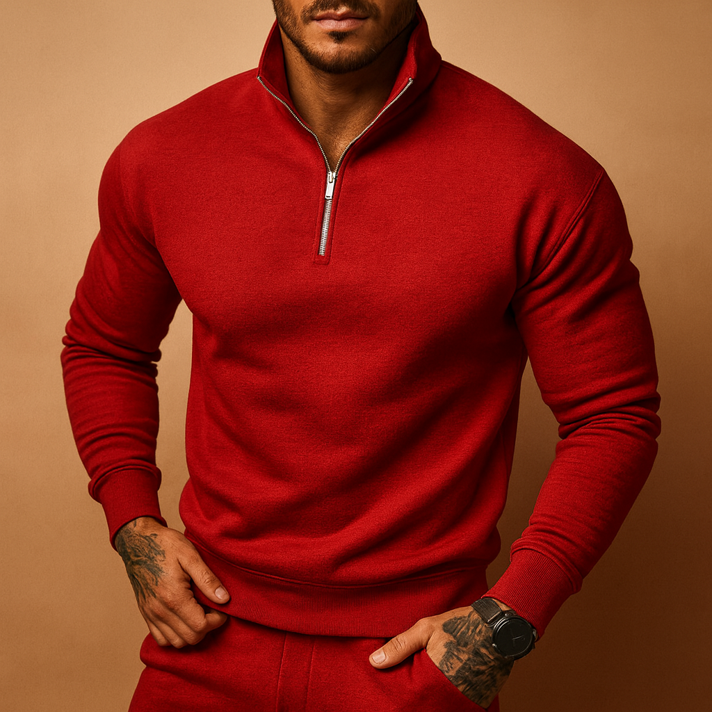 Men's half-zip sweater | Pieter