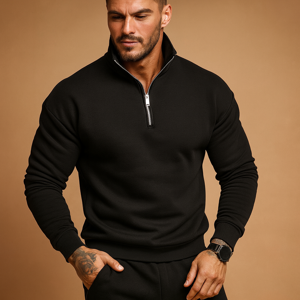Men's half-zip sweater | Pieter