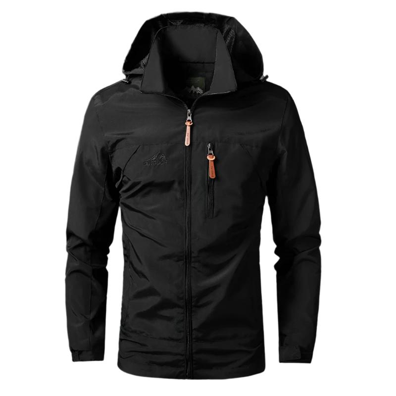 Waterproof and windproof men's jacket - Arvid