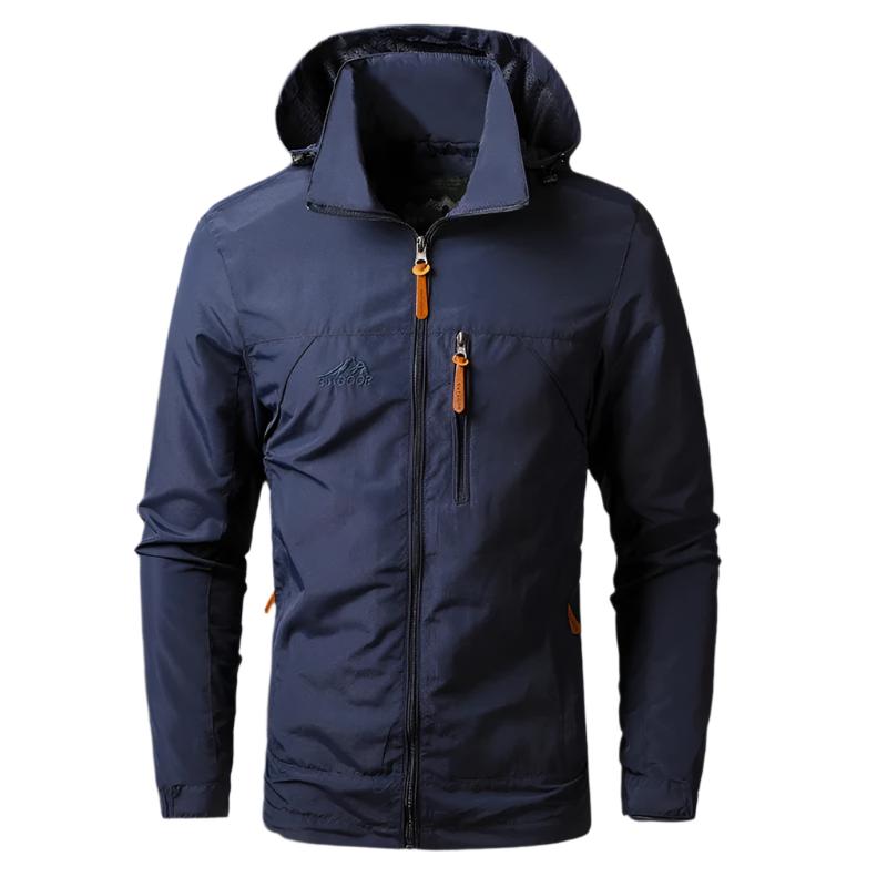 Waterproof and windproof men's jacket - Arvid