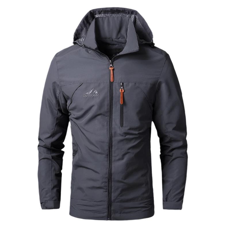 Waterproof and windproof men's jacket - Arvid