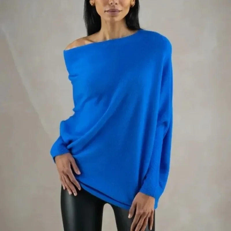 Asymmetrical Sweater | Cashmere Blend | Elegant & Comfortable