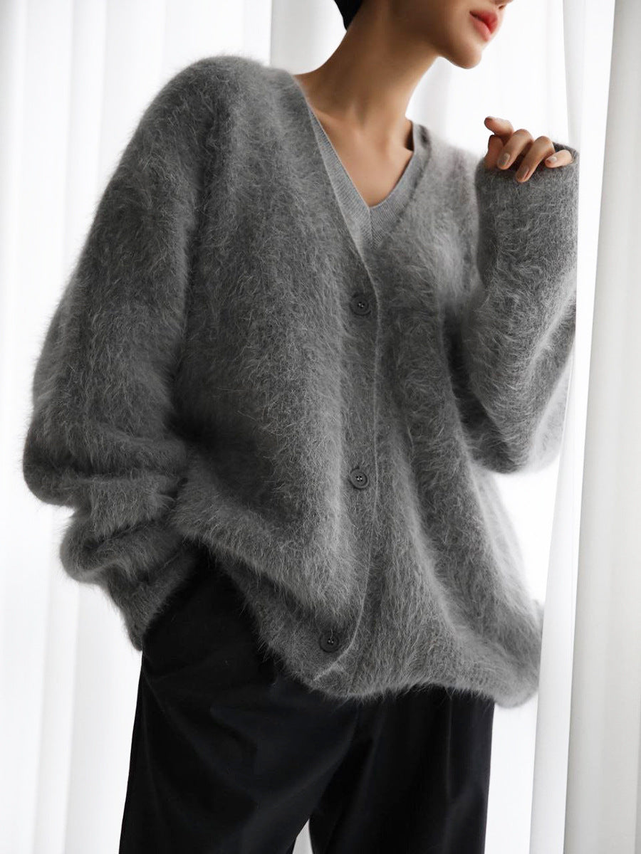 Image of Women's Button-Front Knit Cardigan