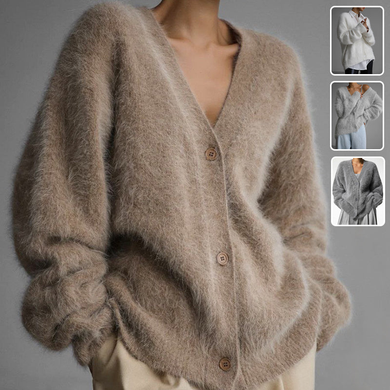 Image of Women's Button-Front Knit Cardigan