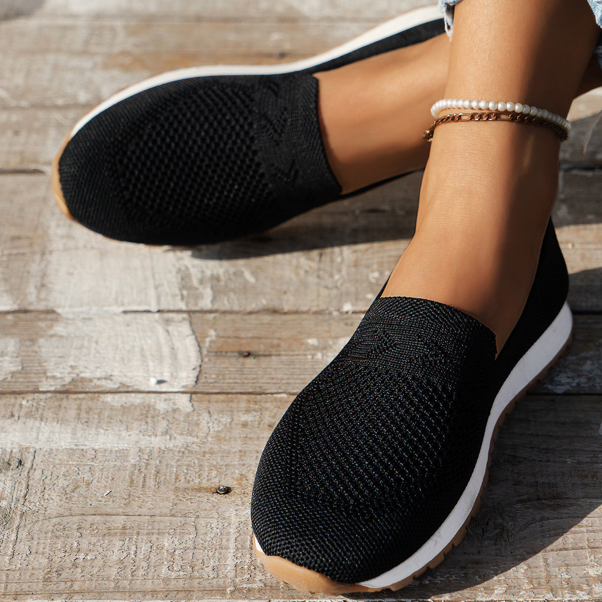 Image of Women's Knit Slip-On Sneakers