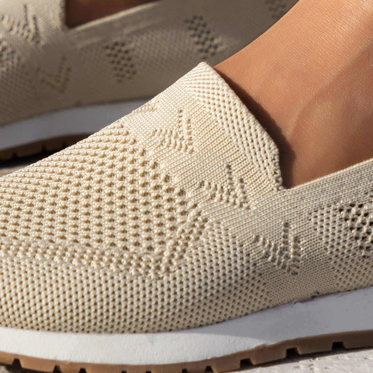 Image of Women's Knit Slip-On Sneakers
