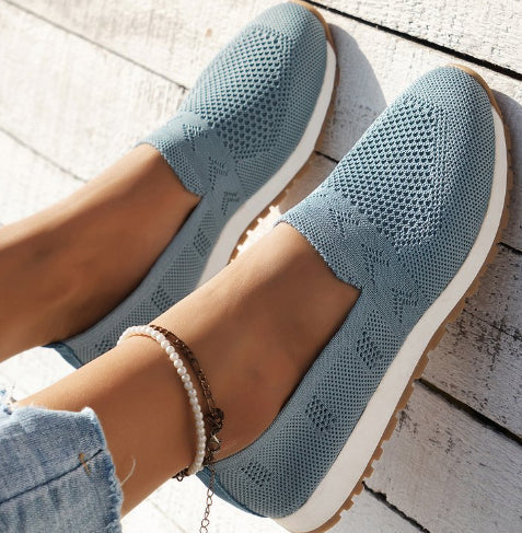 Image of Women's Knit Slip-On Sneakers