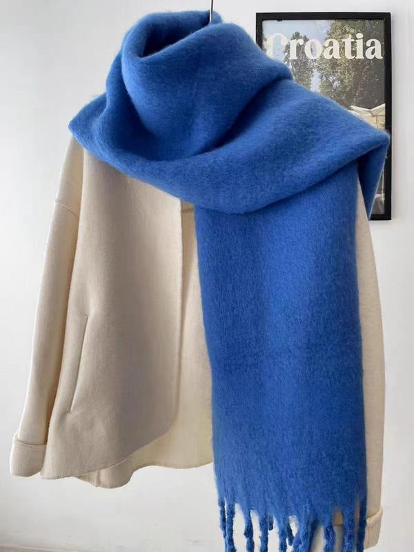 Image of Women's Oversized Fringe Scarf
