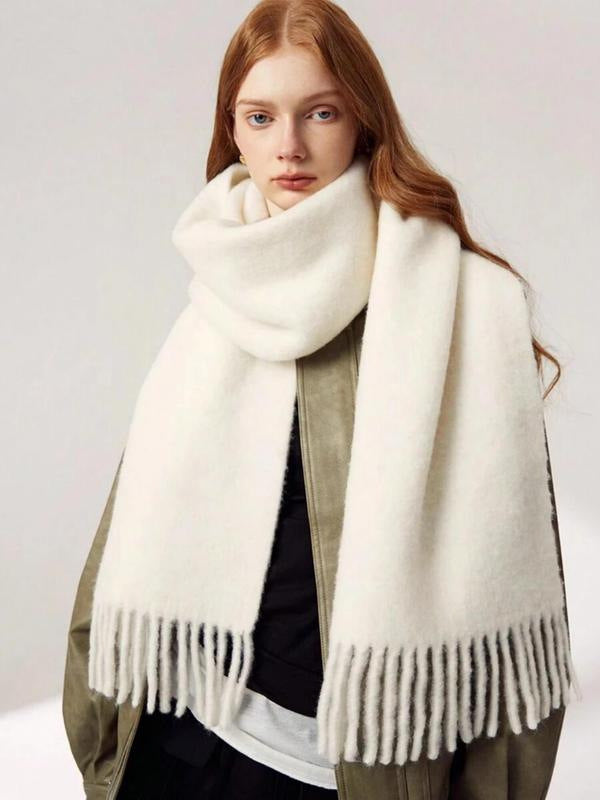Image of Women's Oversized Fringe Scarf