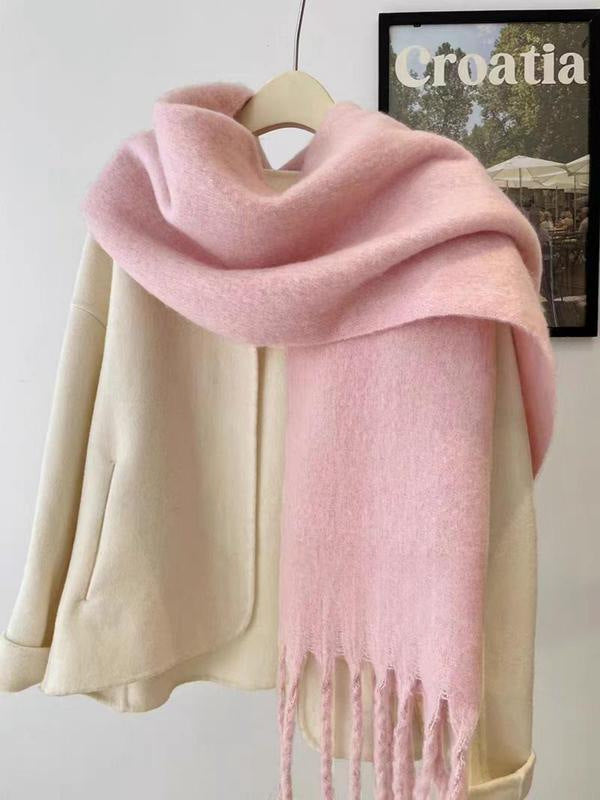 Image of Women's Oversized Fringe Scarf