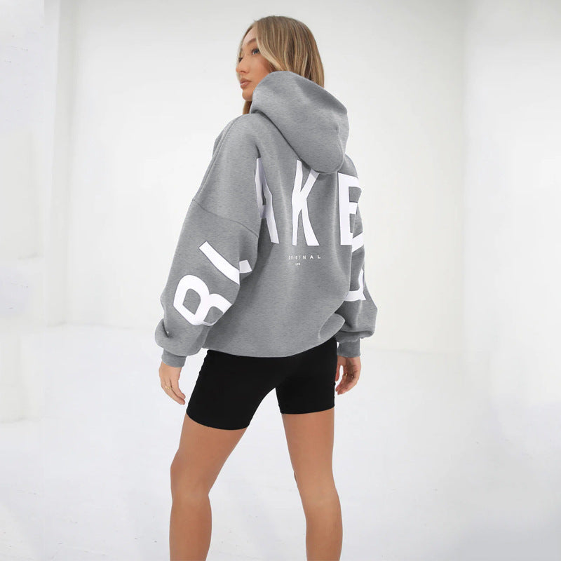 Image of Women's Oversized Graphic Hoodie