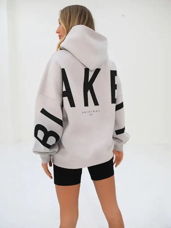 Image of Women's Oversized Graphic Hoodie