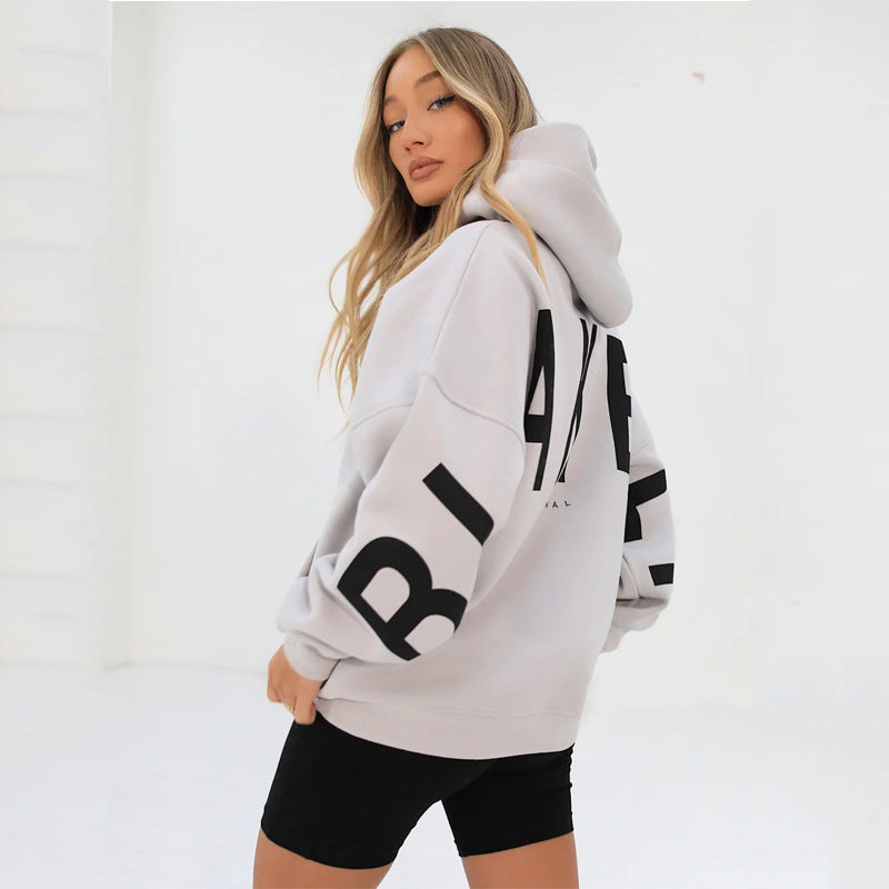 Image of Women's Oversized Graphic Hoodie