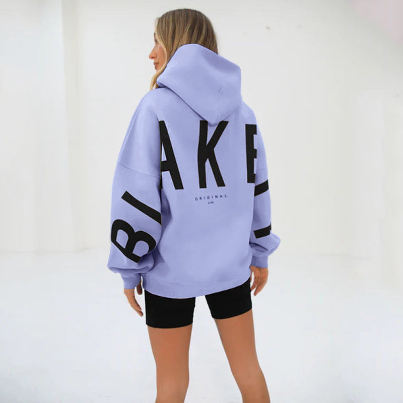Image of Women's Oversized Graphic Hoodie