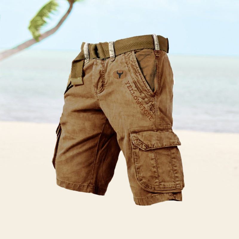 Men's versatile cargo shorts - iman