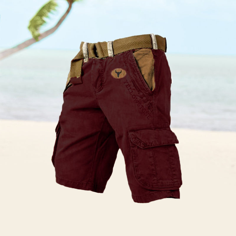 Men's versatile cargo shorts - iman