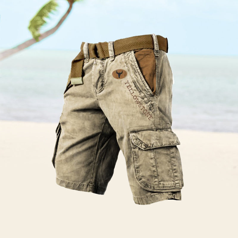 Men's versatile cargo shorts - iman