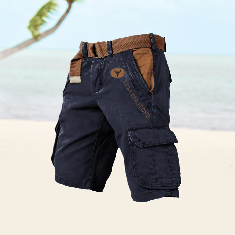 Men's versatile cargo shorts - iman